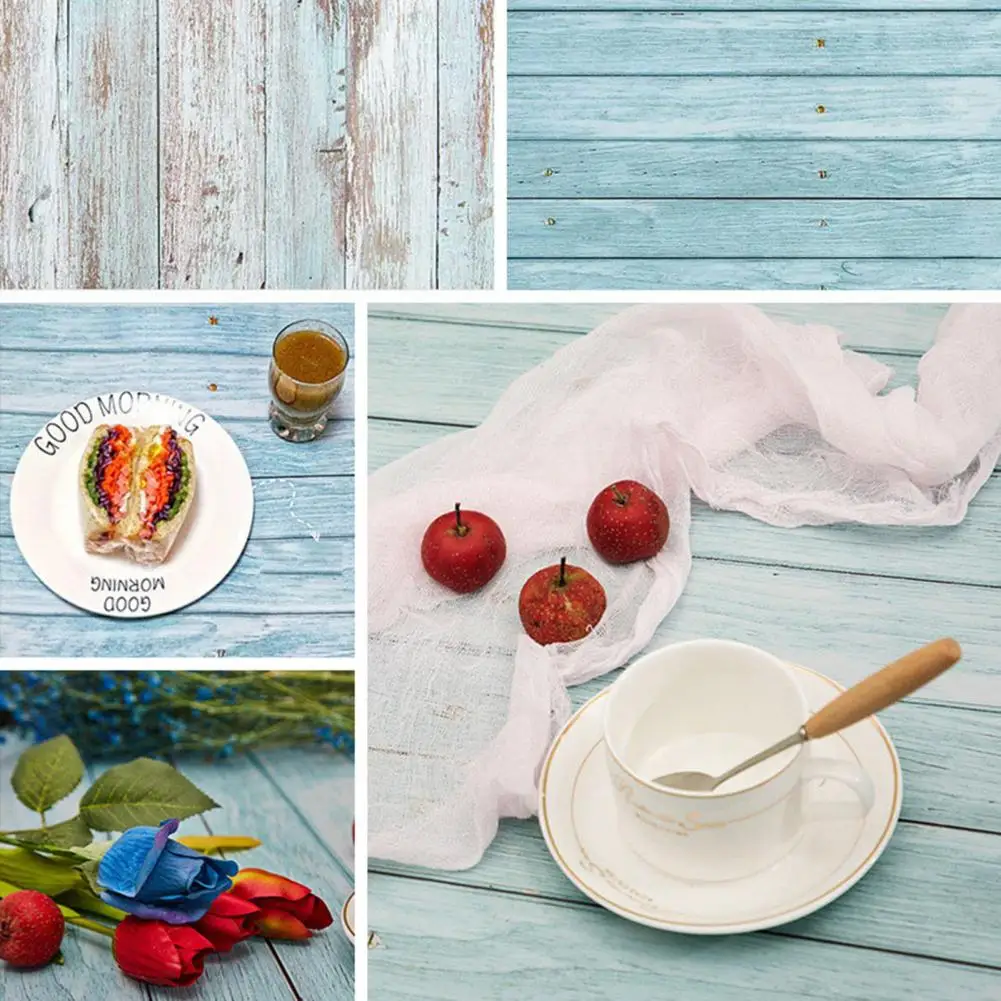 

Great 3D Printed Patterns Clear Wooden Board Photophone Plank Texture Photography Backdrop Indoor Supply