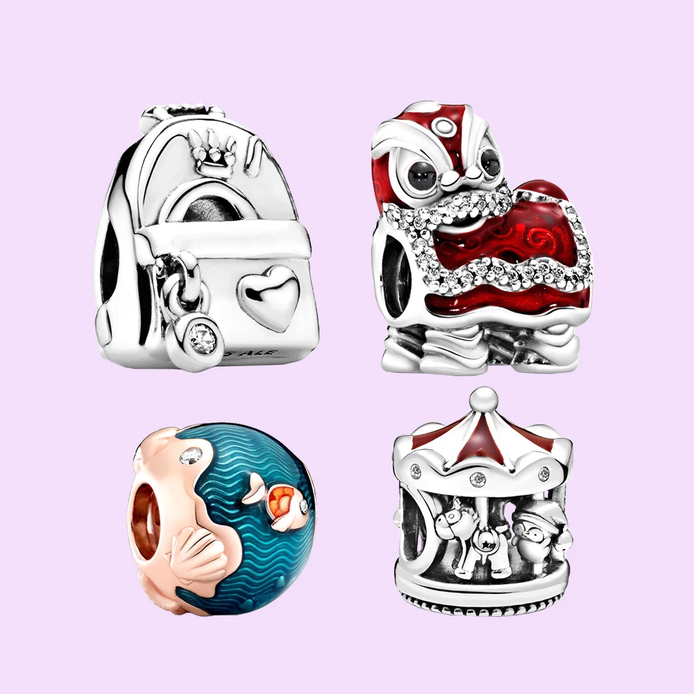 

Fits Pandora Bracelets Bangles 925 Sterling Silver European Fashion Charm Pandora Bracelet