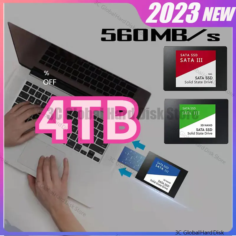 

100%Original 4TB 1TB 2TB Solid State Laptop Universal Hard Disk Desktop M.2 SSD 2280 High Capacity 1TB Solid State Drive