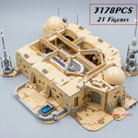 3187pcs disney mos eisley bistro stars space wars house villa bb8 r2d2 robot figures building blocks bricks toy gift kid set