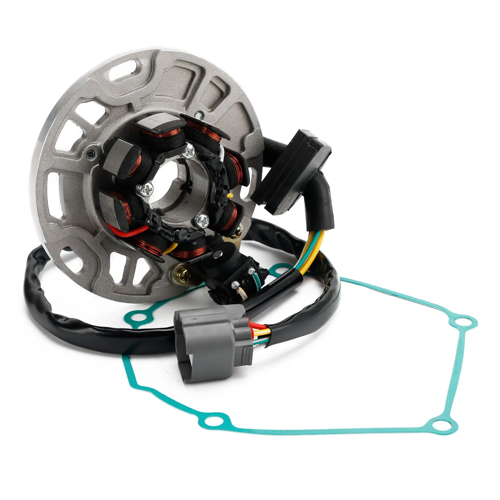 Artudatech Magneto основание статора зажигания в сборе и прокладка для Kawasaki KX 250 2005-2007 гг.