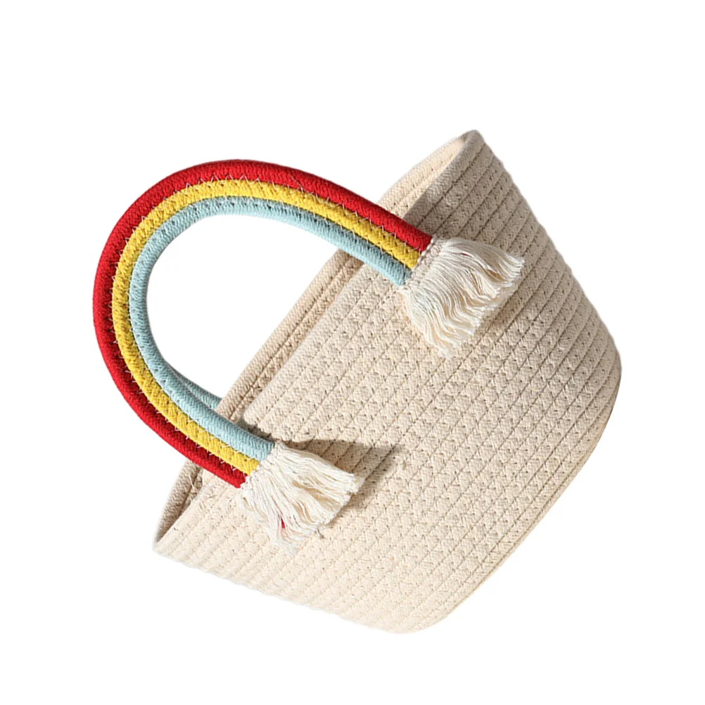 

Woven Beach Bag Adorable Handbag Portable Storage Bag Summer Beach Tote