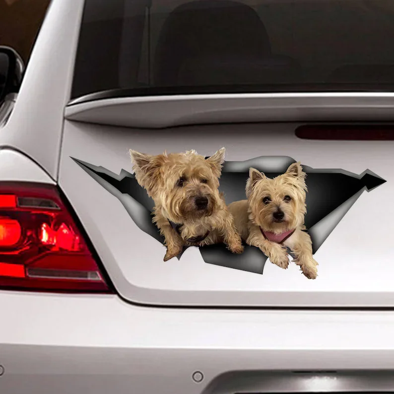 

Cairn Terrier car decal , Vinyl decal, dogs sticker, funny decal, pet decal