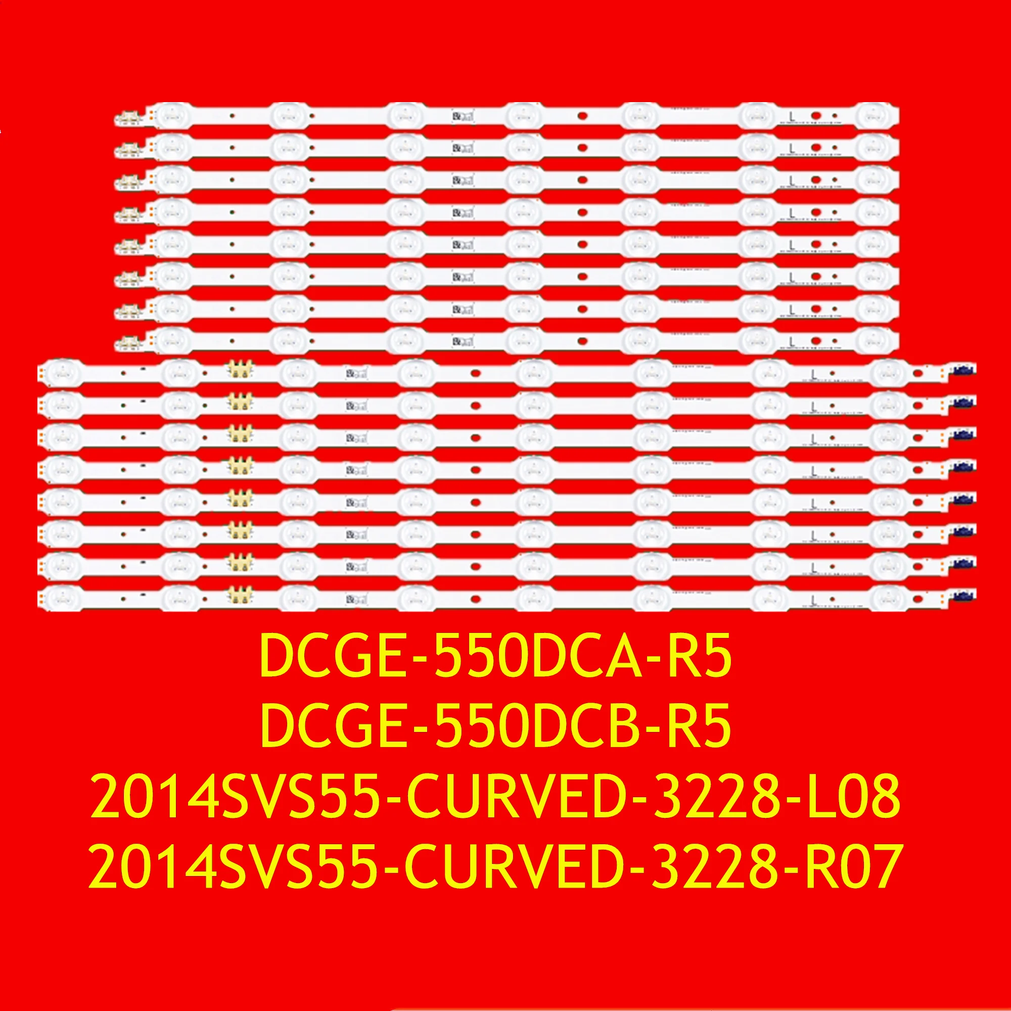 Светодиодная лента для UA55HU7800 UA55HU7200 UE55HU7100 UE55HU7200 UN55HU7200 UE55HU7105 UE55HU7205 2014SVS55-CURVED-3228-L08 R07