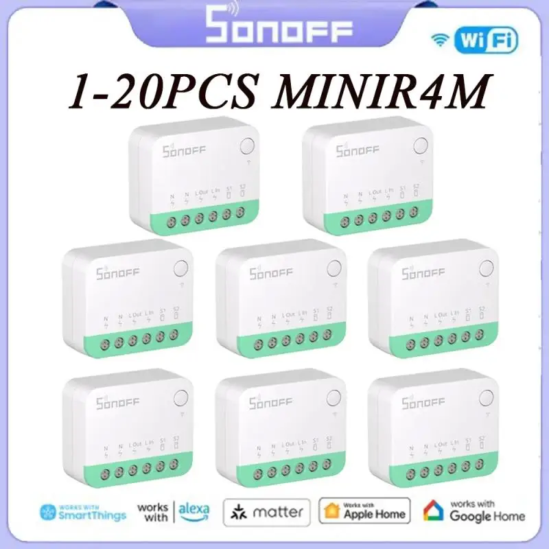 

1-20 шт., смарт-переключатель SONOFF MINIR4M MINI Extreme WiFi