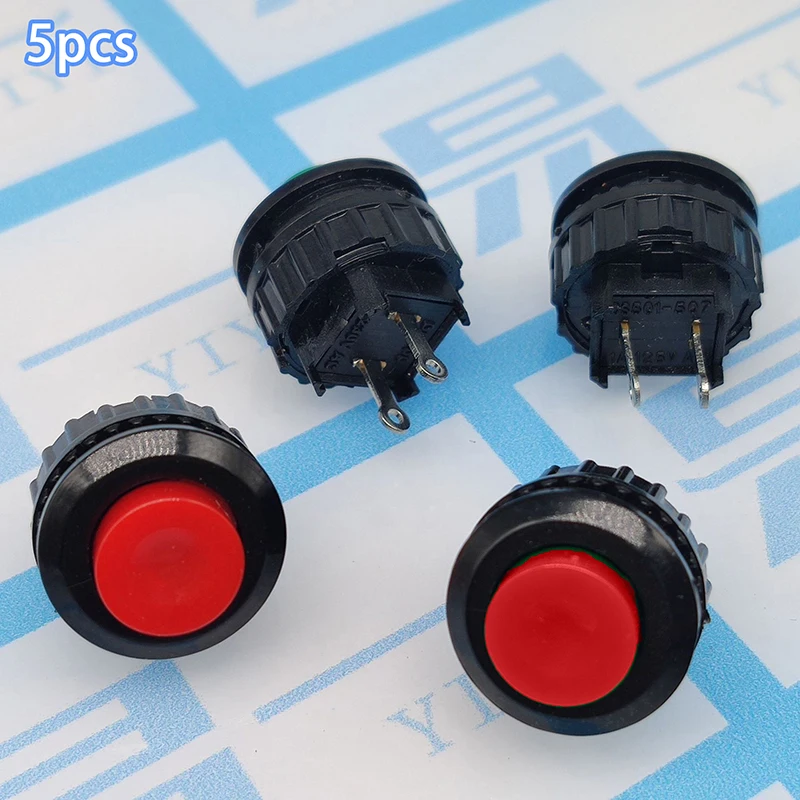 

5 шт. пластиковые круглые мгновенные переключатели DS-500 14 мм 3A/250В