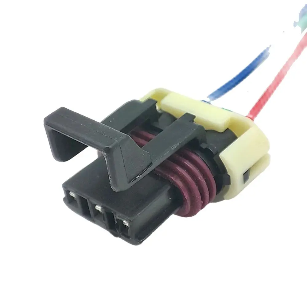 

/Комплект 5/10, 3-контактный женский водонепроницаемый разъем с проводами 12129615 12110293