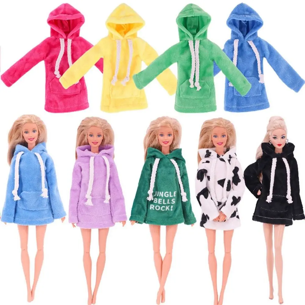 10Colors Accessories Gift Toys Kids Toy Doll Skirt Doll Sweatshirt Outfits 1/6 Dolls Clothes Handmade Hoodies