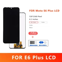 6 1display for motorola moto e6 plus lcd no frame touch screen sensor digiziter assembly replace for moto e6 plus lcd