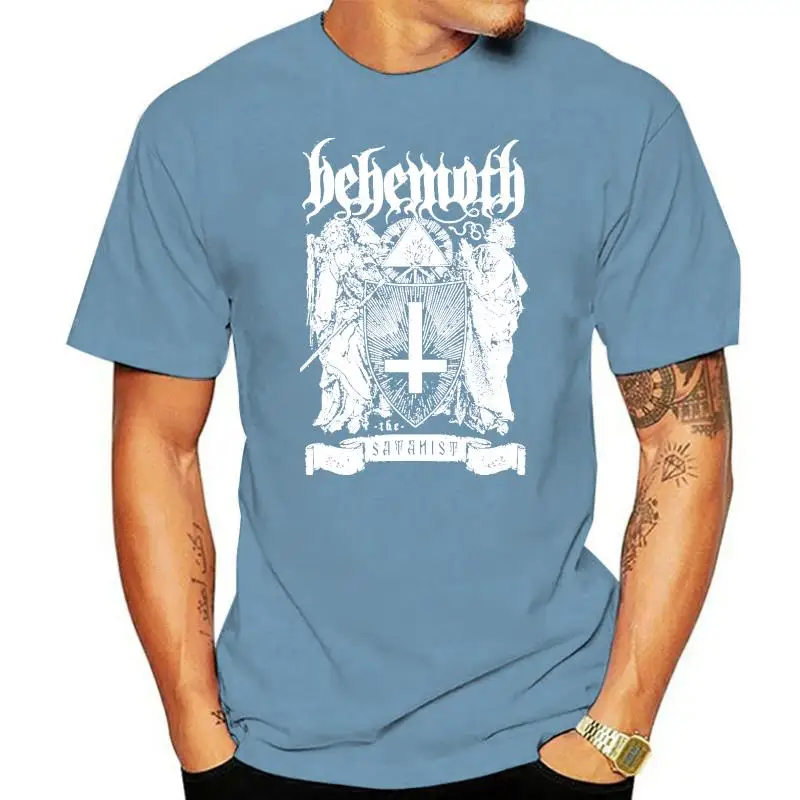 

Новинка, Черная Мужская футболка BEHEMOTH «Satanist», «димму», «боргир», «Mayhem», металлический ремешок, модная футболка унисекс, бесплатная доставка