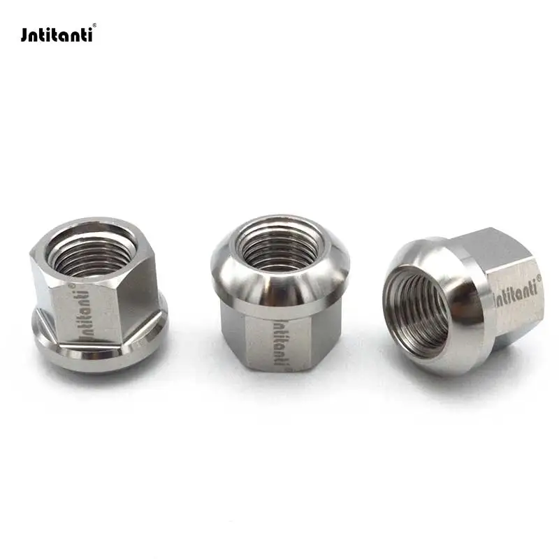 Jntitanti Gr5 титановые гайки для обода колеса Ti-6Al-4V M12/M14x1 5x21 мм колес шарового сиденья