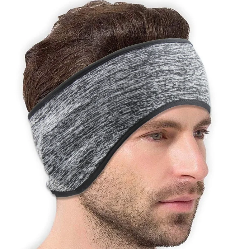 

Windproof Headband Sports,Fleece Warm Yoga Hair Band,Sports Gym Sweatband Headband,Ear Protection Headband Men