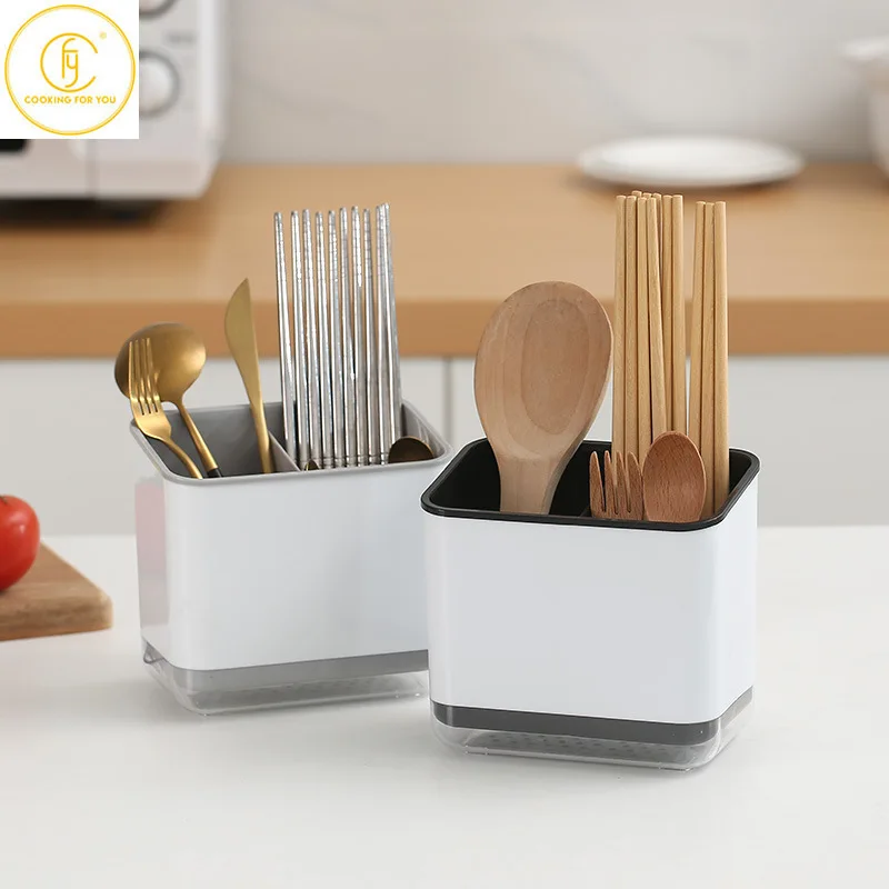 

Plastic Multifunction Sundries Storage Racks Chopsticks Spoon Knife Storage Containers Kitchen Tools Cabinet Storage Organizer