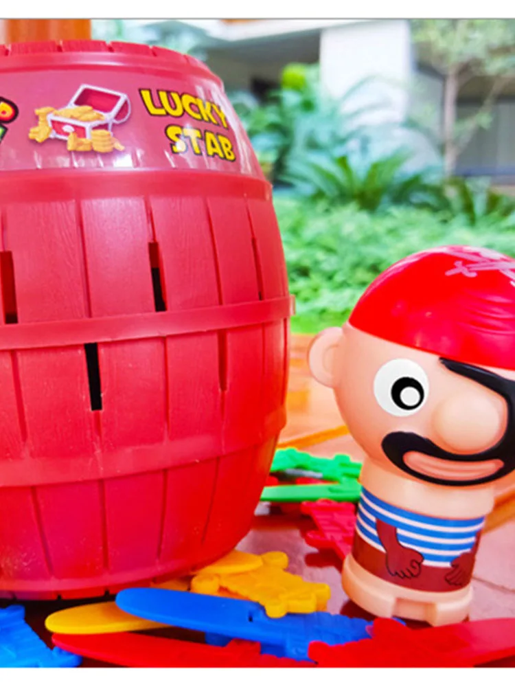 Забавная пиратская бочка игрушка меч прыжок игровая доска детская на Хэллоуин