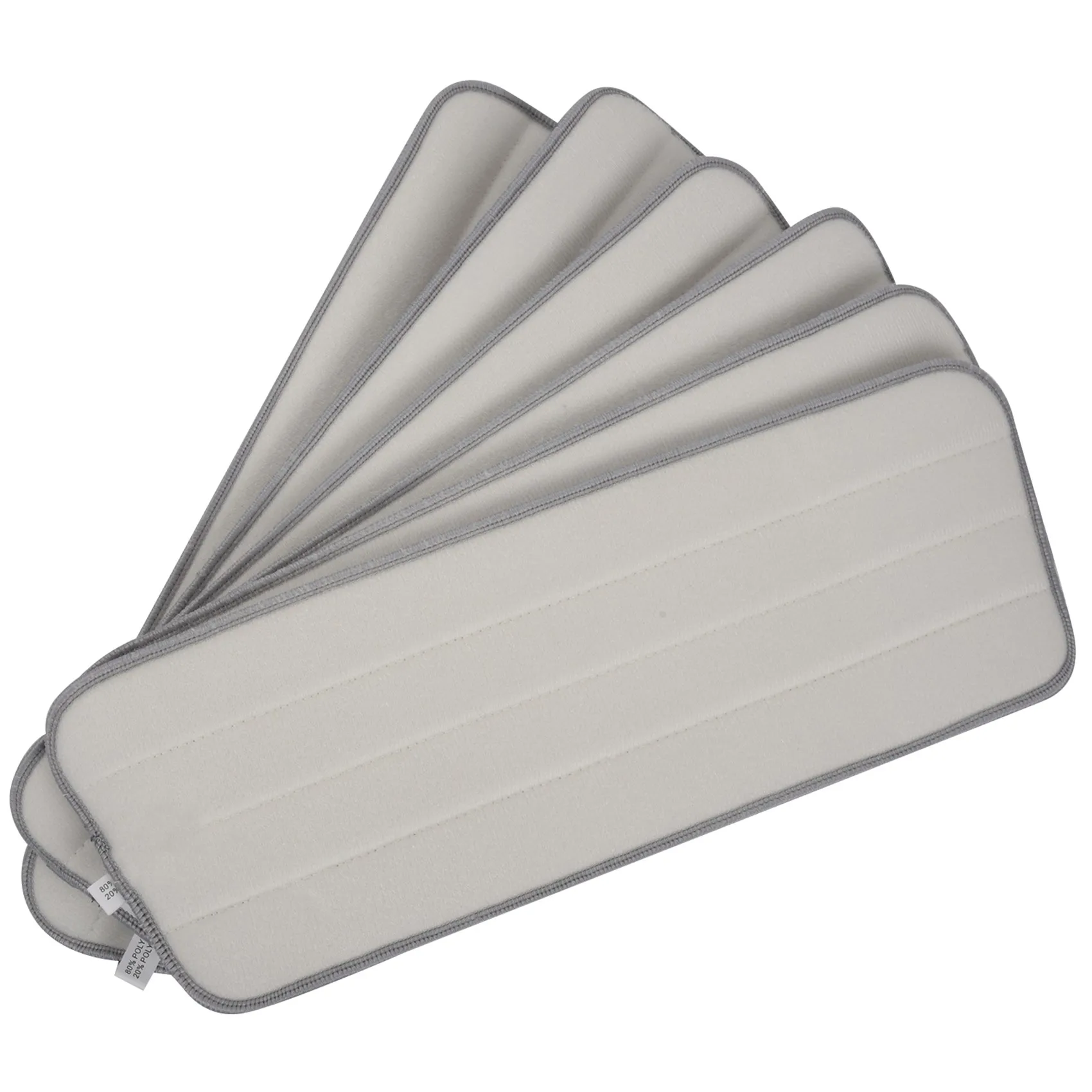 Комплект из 6 подушечек для швабры влажная и сухая чистящая подушечка микрофибры