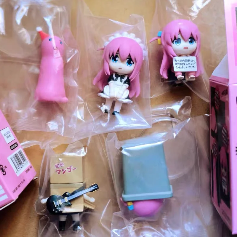 Фото В наличии: Коллекционная фигурка Bushiroad Anime Gashapon Bocchi The Rock, том 2, Хитори Гото, для декора рабочего стола, для коллекционеров №1