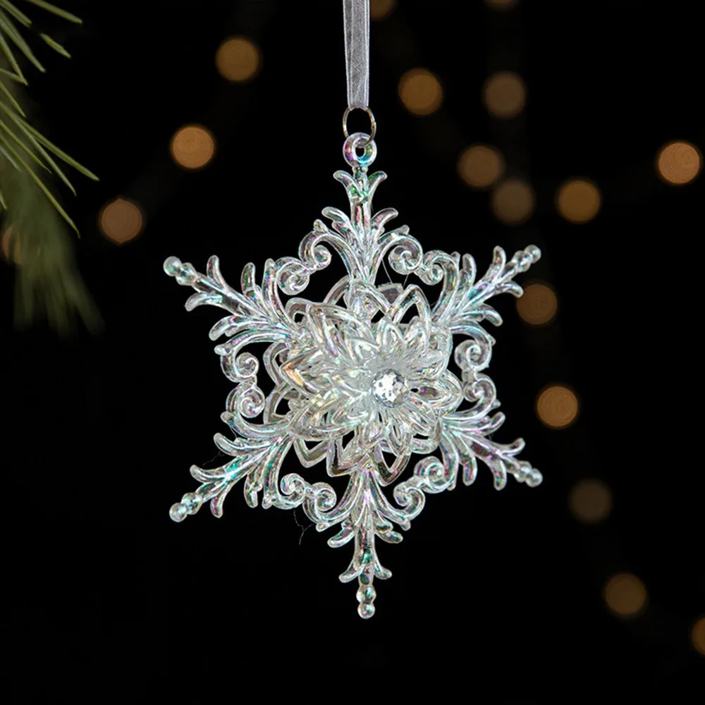 

Прозрачные акриловые рождественские украшения