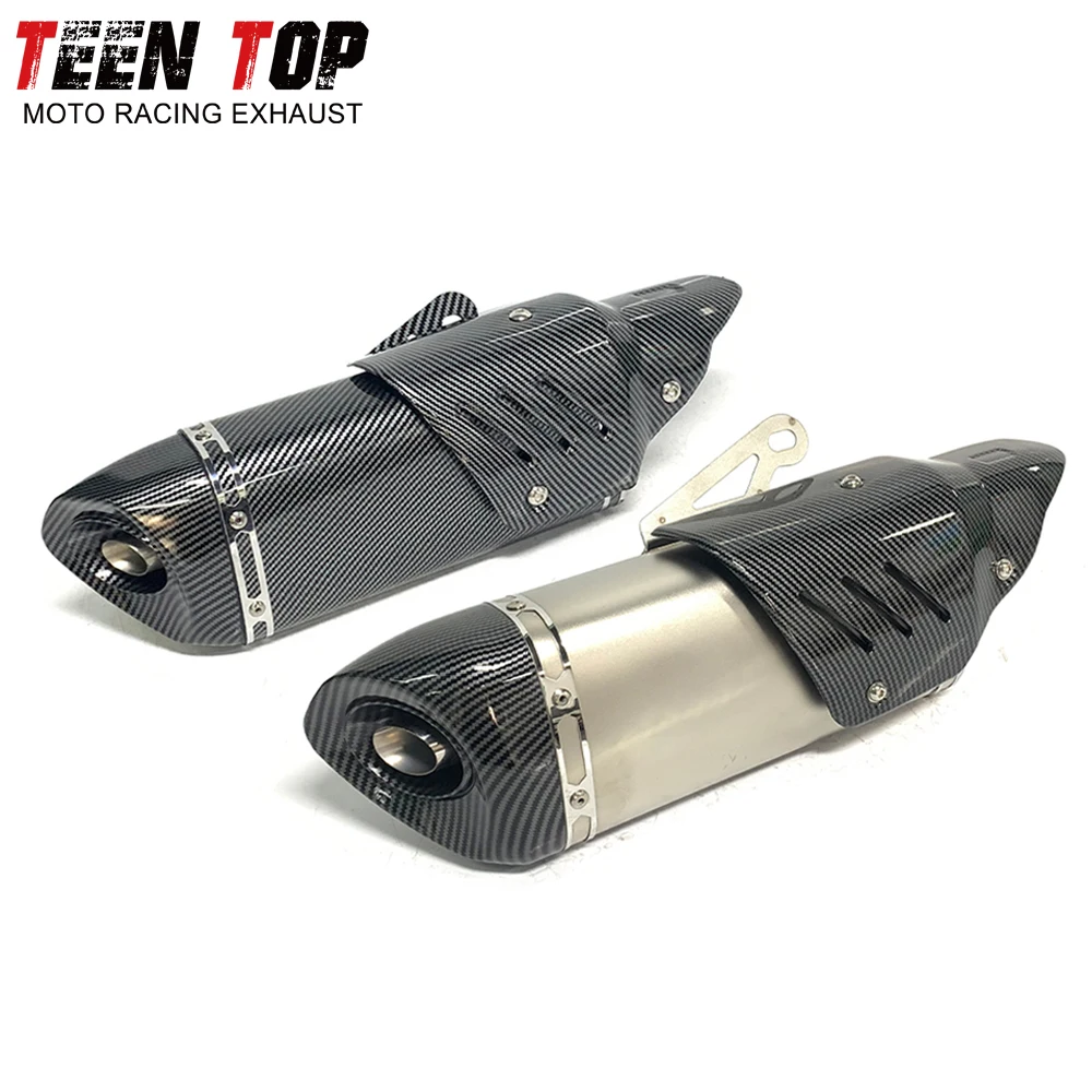 Универсальный мотоциклетный глушитель из нержавеющей стали 51 мм MT10 FZ1N MT09 MT07 R3 ZX4R