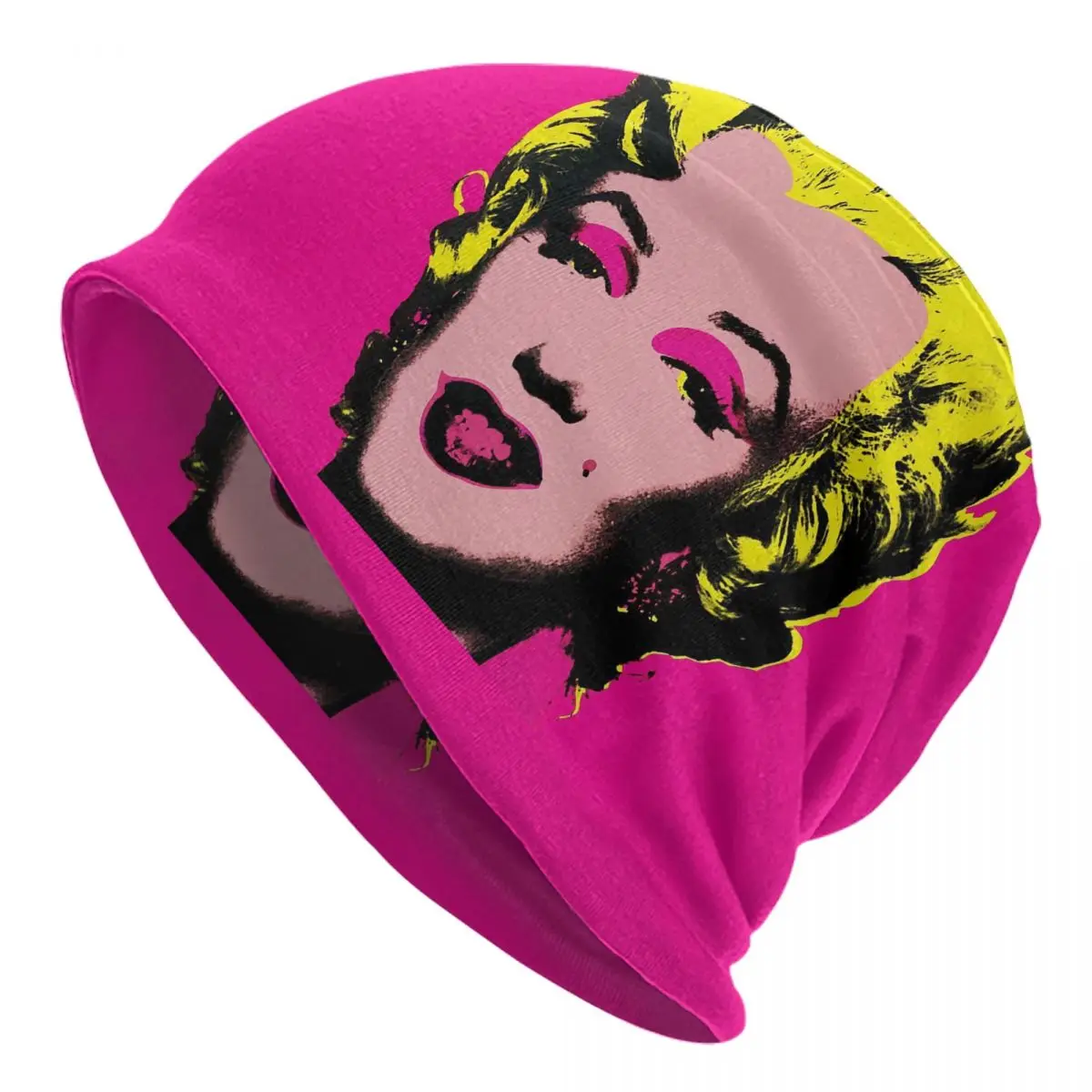 

Marilyn Monroe Sexy Star Skullies Beanies Hats Goth Men Women Ski Cap Warm Dual-use Bonnet Knitted Hat