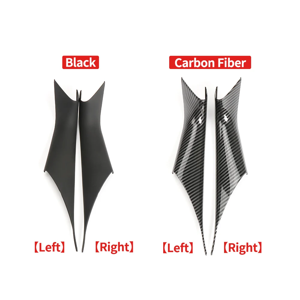 Фото 2 шт. для BMW 5 серии G30 2017 2018 2019 2020 2021 2022 2023 дверная ручка из АБС-пластика с карбоновым эффектом глянцевая черная матовая внутренняя накладка №2