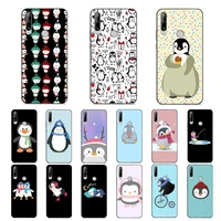maiyaca cute penguin phone case for huawei y 6 9 7 5 8s prime 2019 2018 enjoy 7 plus