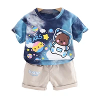 new summer fashion baby clothes suit children boys girls printed t shirt shorts 2pcssets toddler casual costume kids tracksuits
