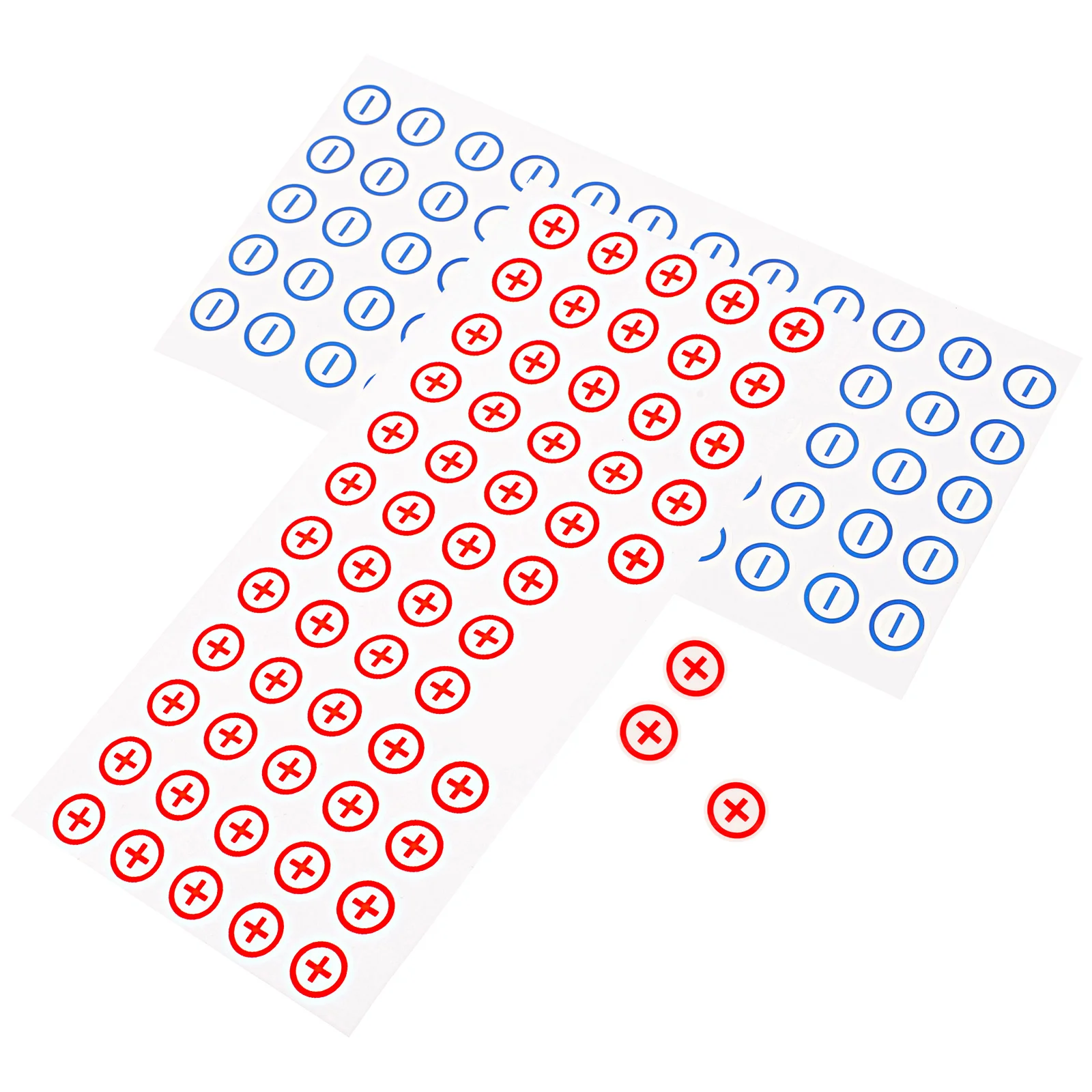 

120 Pcs Sticker Car Decals Polarity Safety Warning Label Electric Box Electrical Machine Pvc Cute Accessories