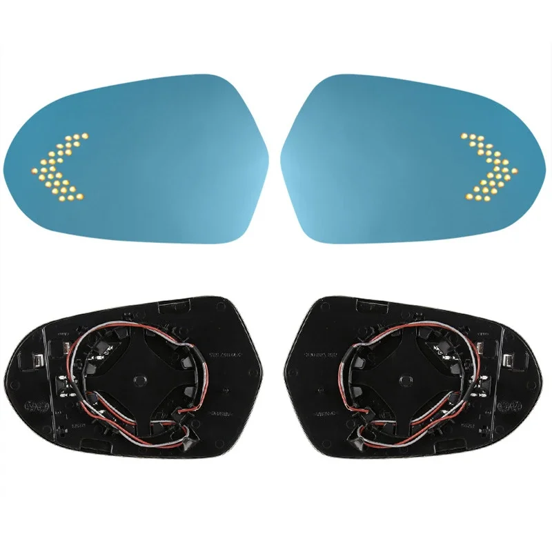 Синее крыло зеркало стекло с подогревом широкий устойчивый к бликам