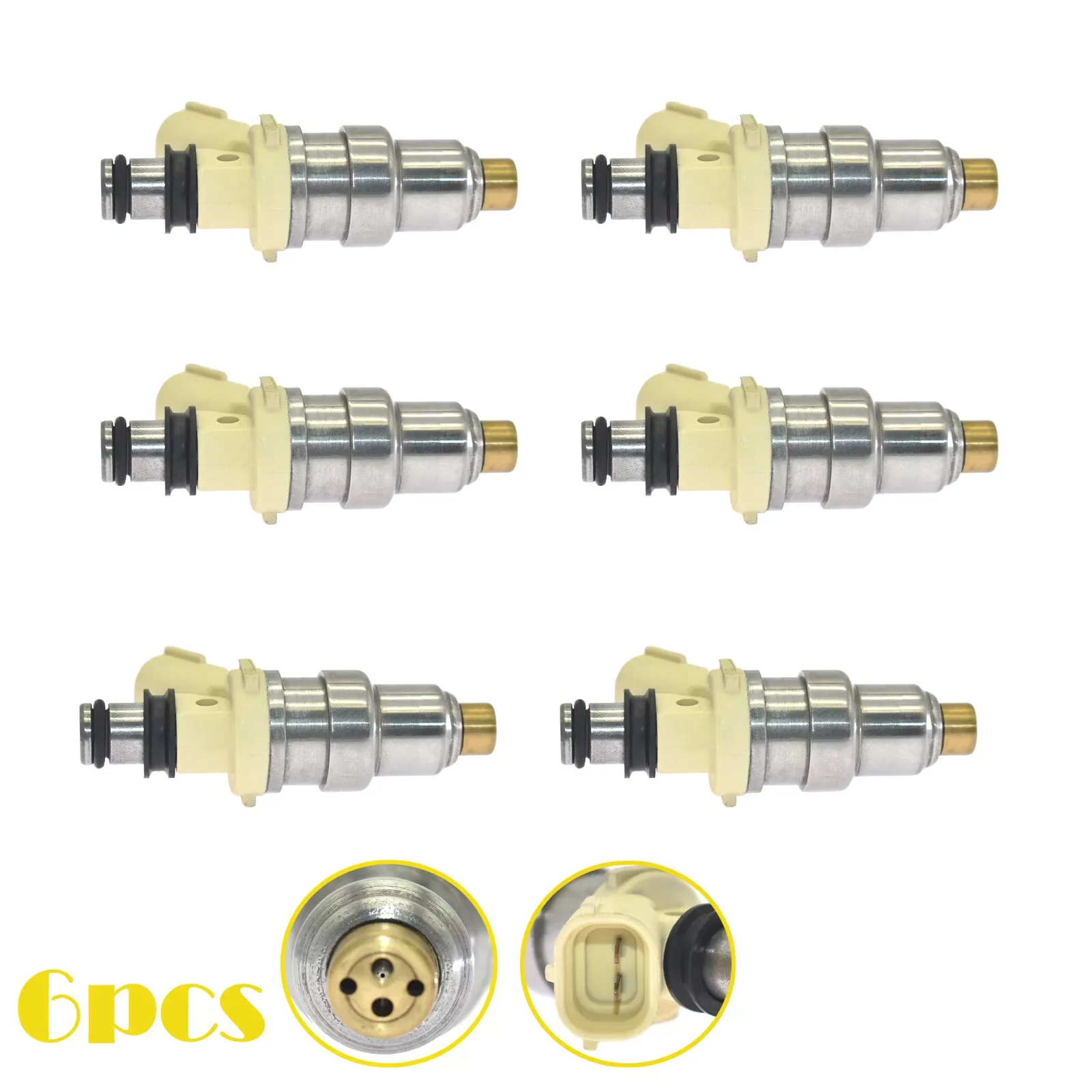 Фото 6x топливный инжектор 23250-70110 для Toyota Crown 1995-2001 JZS155 GS151 1GFE 2325070110 БЕСПЛАТНАЯ ДОСТАВКА! ! №1