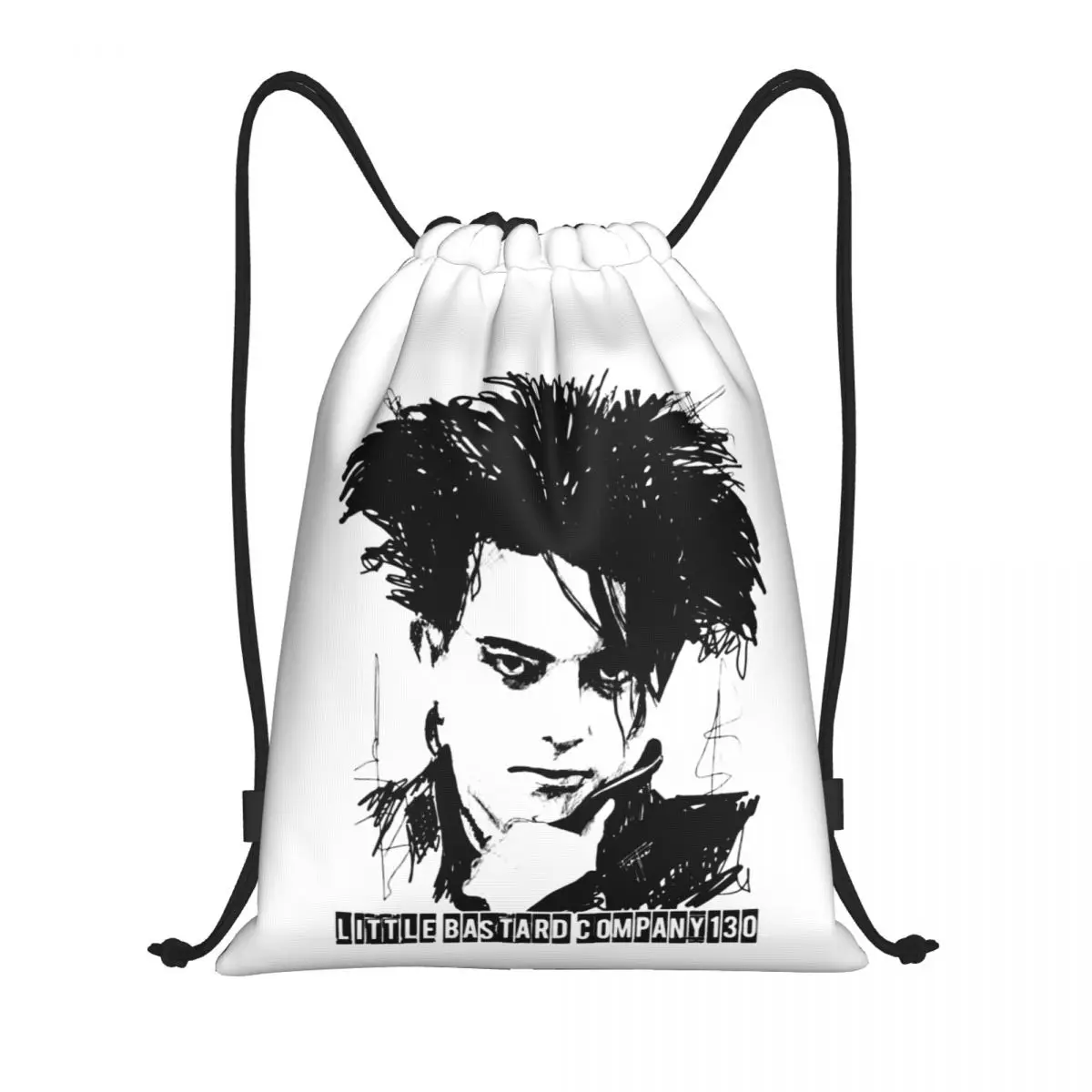 

The Cure Robert Smith 26 Drawstring Bags Gym Bag Classic Field pack Retro Secure Backpack Humor Graphic
