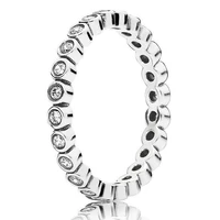 original moments allure round rings with crystal ring for women 925 sterling silver wedding gift pandora jewelry