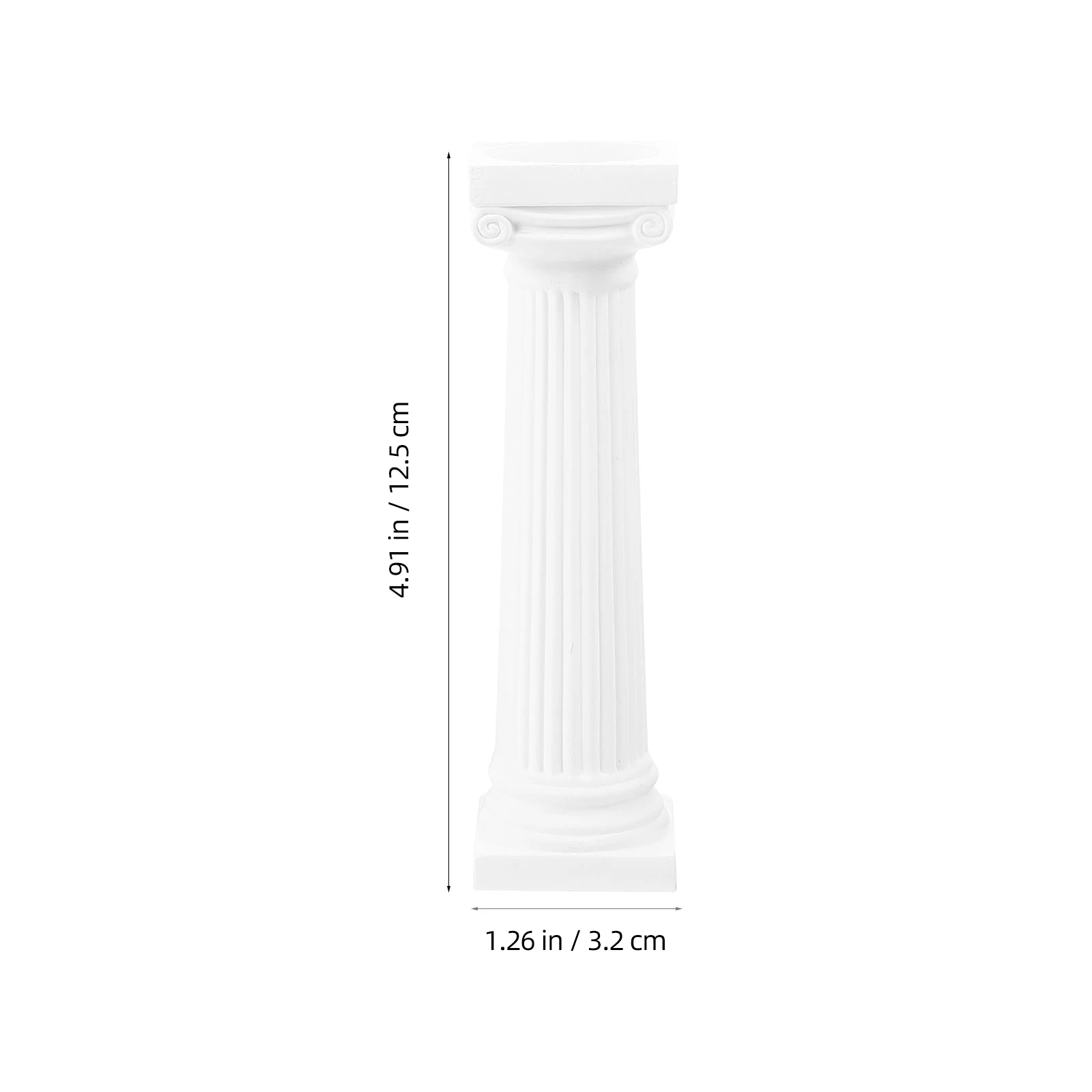 

Пластиковые белые римские колонны для декора 6 шт