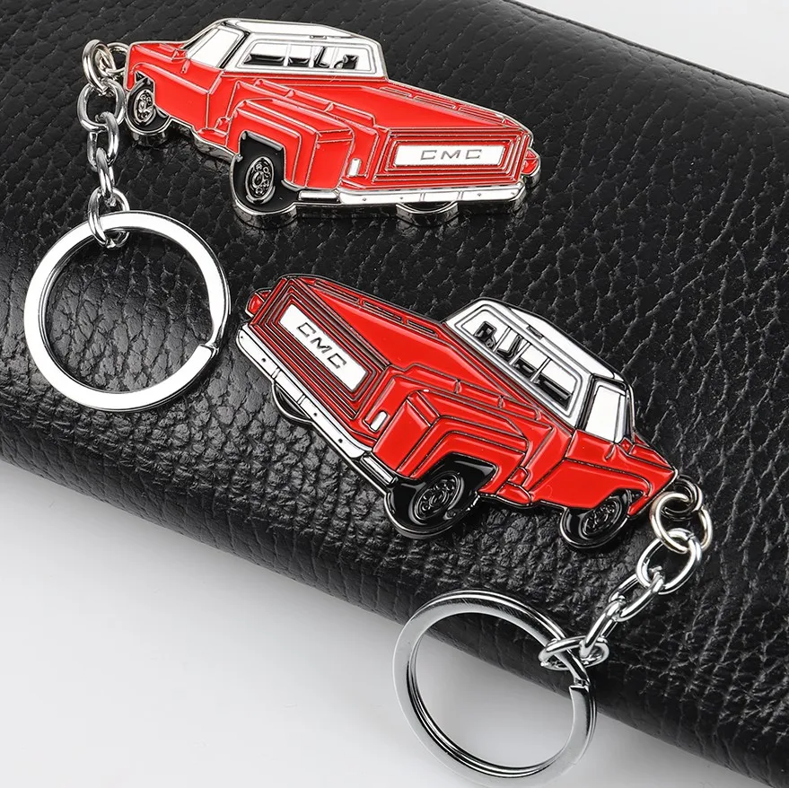 

3D Car keychain Model Car Styling Keyring SUV Exquisite Gift For GMC Double sided