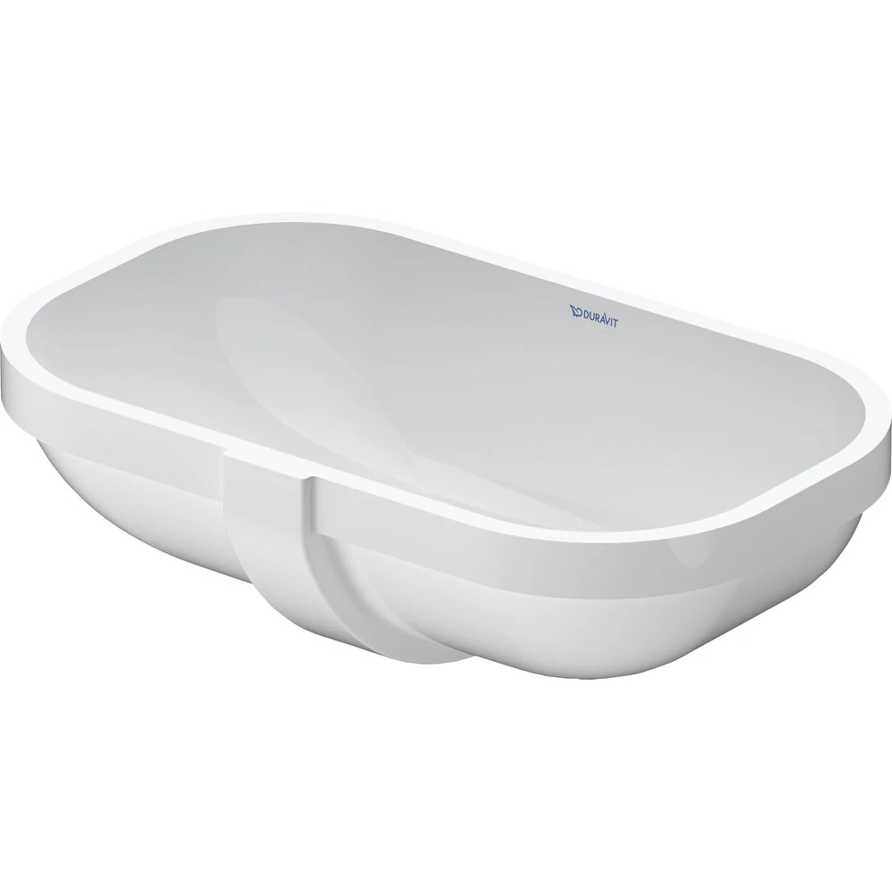 Built-in washbasin Duravit D-Code 0338490000 glossy white 495 mm plumbing for home bathroom sink ceramic | Обустройство дома