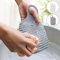 1pc travel portable thicken mini washboard non slip laundry accessories board washing childrens clothes socks cleaning products