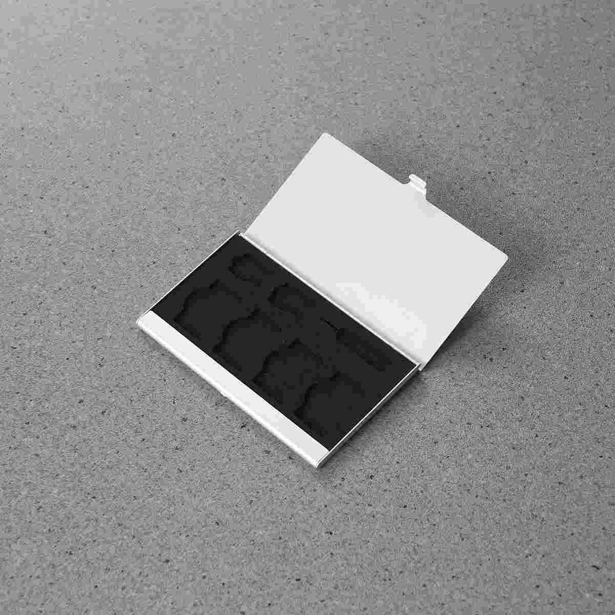 

SIM Storage Holder Case with 7 Slots for SIM and Micro SIM Pin Holder Travel Portable Carrying Storage Case