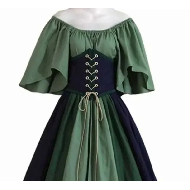 Женское винтажное платье в стиле эпохи средневековой викторианской костюм для