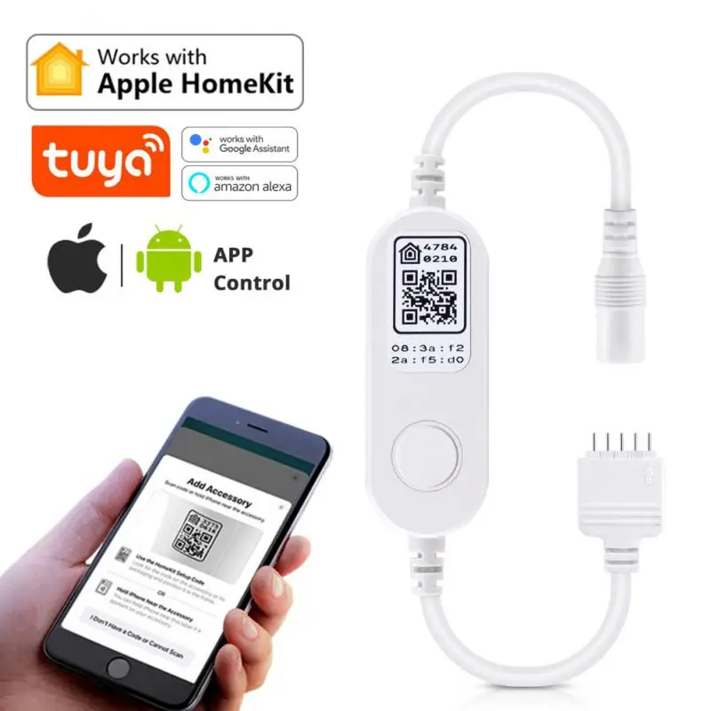 

Пульт управления Wi-Fi для Apple Homekit, Светодиодная лента с дистанционным управлением, RGB лента, светильник В постоянного тока, Google Alxa