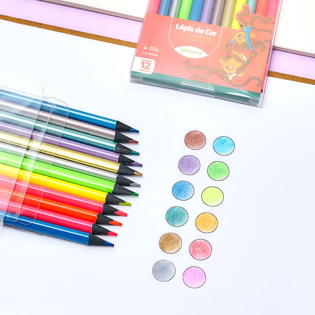 Lapis de Cor Metalico неоновые треугольные сердечники |