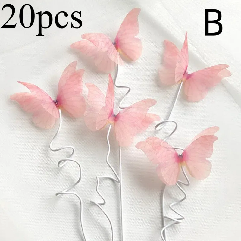 

3D бабочки для торта