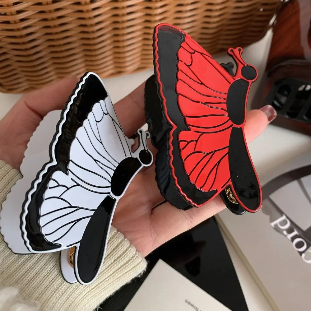 

For Girls Animals Fashion Headwear Acetate Women Hairgrips Korean Shark Clips Butterfly Hair Claws Ponytail Holder