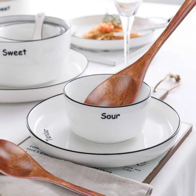 2pcs 9inch Wooden Ladle Spoon Wood Soup Long Handle Tableware Kitchen Utensil for Cooking Mixing Stirring Tea Soda Dessert |