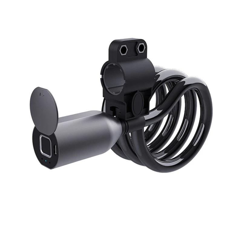

IP65 Waterproof Theft Steel Cable Smart Lock USB Charge Bicycle Bike Fingerprint Lock