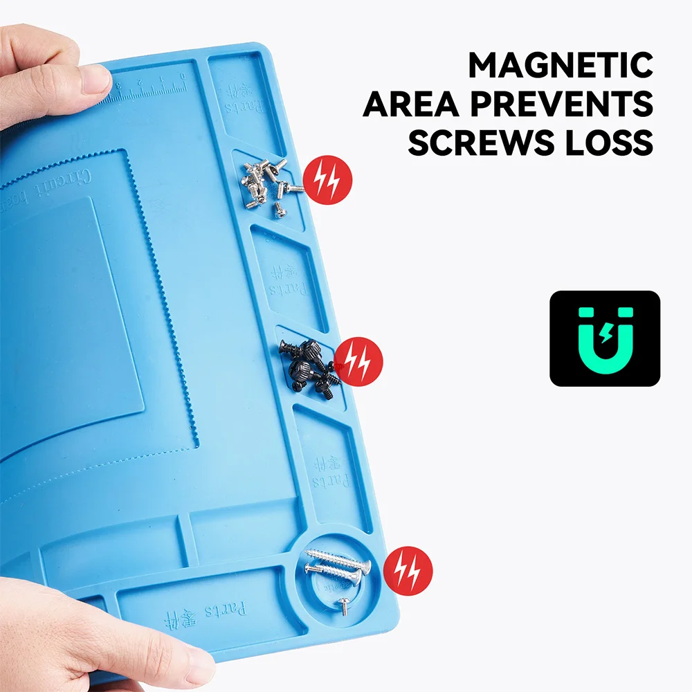 Силиконовый паяльный коврик ESD антистатический термостойкий изоляционный