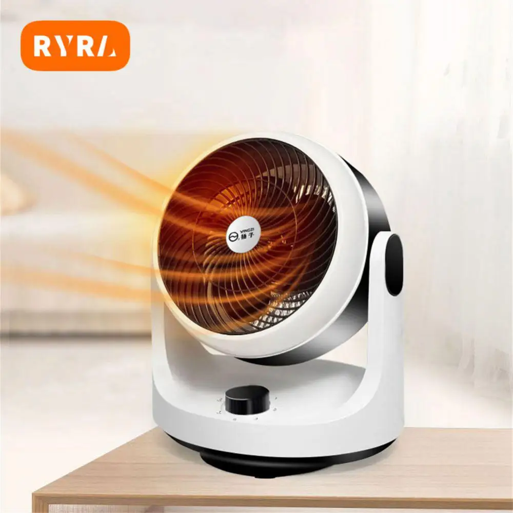 

Home Desktop Fans 220v Heat Resistance Dual-purpose Cooling Heating Automatically Power Off Gear Adjustment Electric Heater
