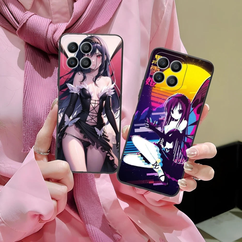 Чехол для мобильного телефона Accel World Kuroyukihime Huawei Honor 90 80 70 60 50 30 20 10 9 8 7 Pro S SE Lite