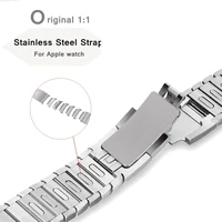 metal strap for apple watch band 44mm 40mm 42mm iwatch 7 6 5 4 3 se 38mm 45mm 41mm stainless steel wrist for apple watch link