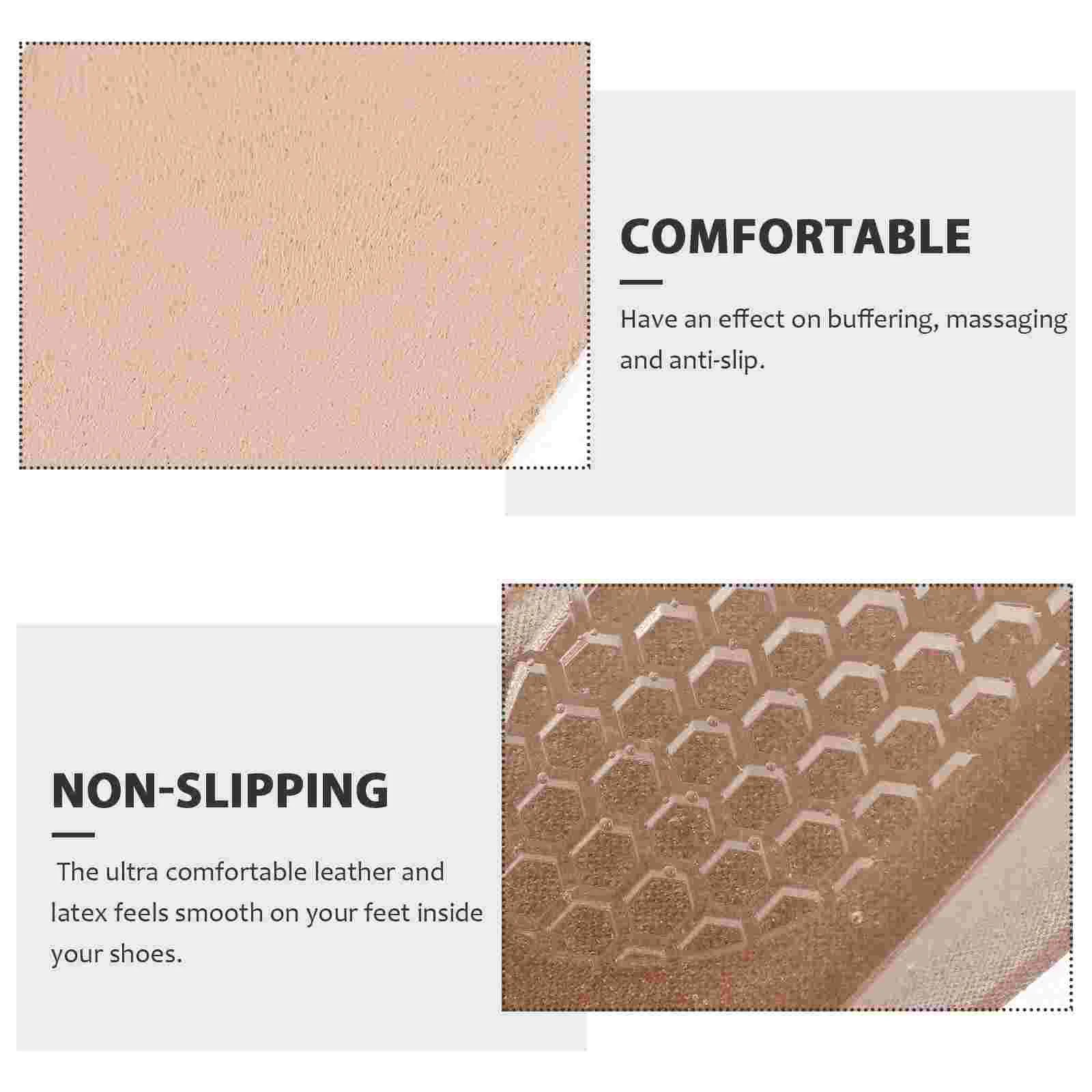 

Height Increase Insoles Invisible Heel Cushion Inserts Heel Lift Inserts Shoes Pads for Men Leg Length Discrepancies 1CM