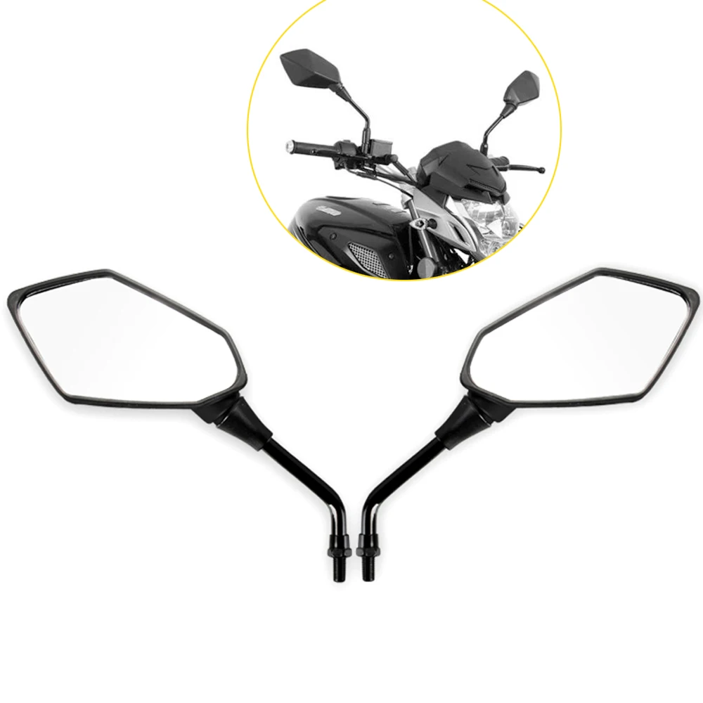 Зеркала заднего вида для мотоцикла 8/10 мм АБС универсальные Benelli TRK 502X 702 TNT25 BJ750 Honda