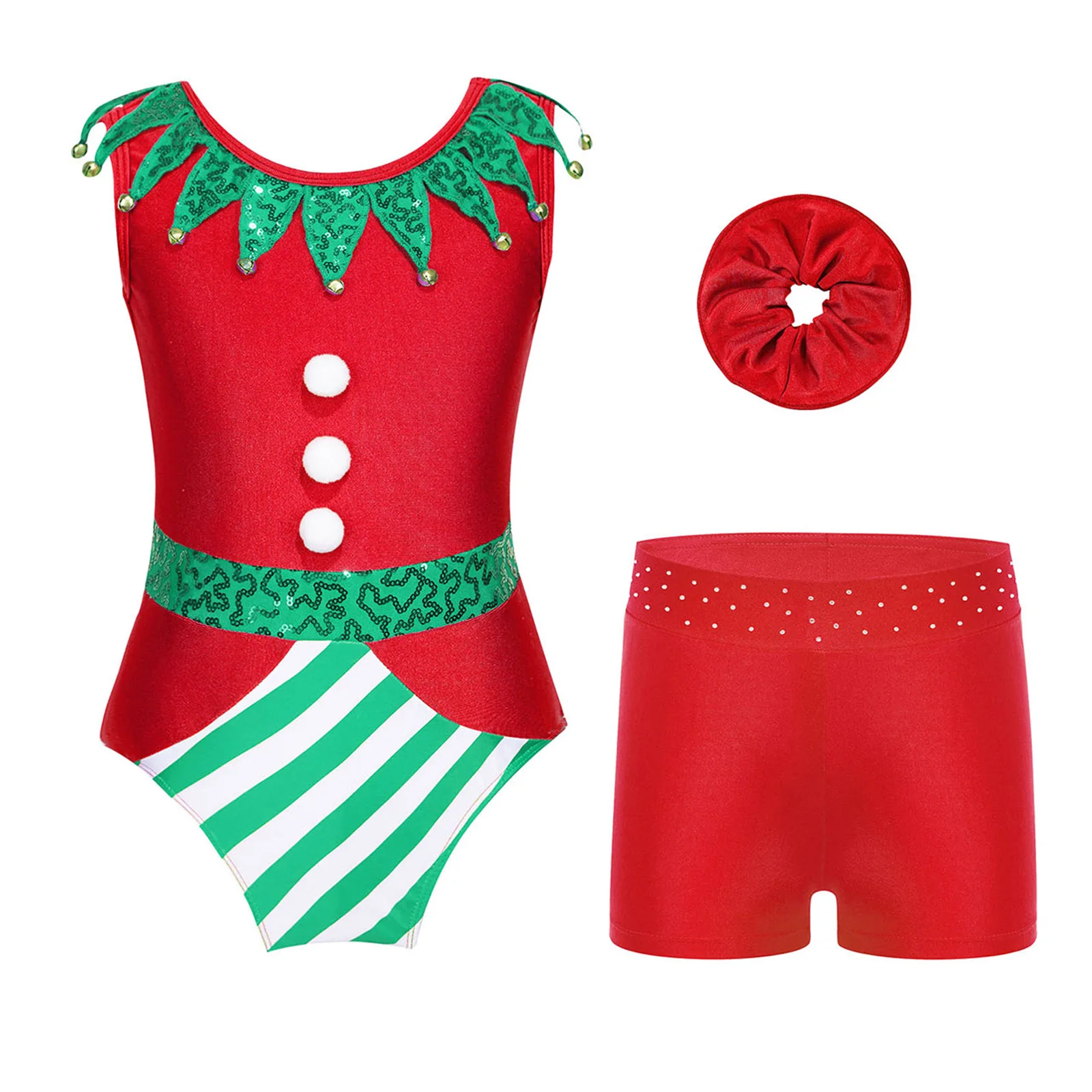 Детское боди с блестками и конфетами для девочек наряд балета танцев